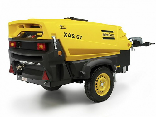 Дизельный компрессор Atlas Copco XAS 67 Dd характеристики ✔️ описание  32,5 