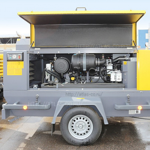 Дизельный компрессор Atlas Copco XAHS 400 PACE характеристики ✔️ описание 11000 93  фото 3