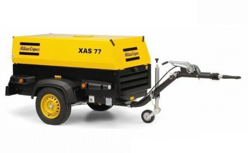 Дизельный компрессор Atlas Copco XAS 77 Dd характеристики ✔️ описание  31,5 