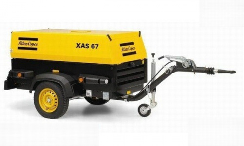 Дизельный компрессор Atlas Copco XAS 67 DdG со встроенным генератором характеристики ✔️ описание  36 