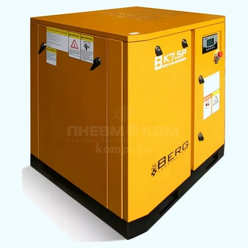 Винтовой компрессор Berg ВК-7.5Р-E 16 (IP54) характеристики ✔️ описание фото 2