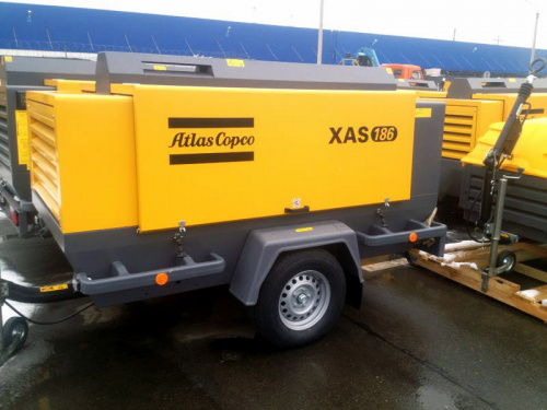 Дизельный компрессор Atlas Copco XAS 186 Dd характеристики ✔️ описание 11000 83.0  фото 2
