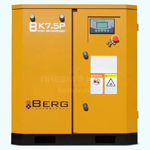Винтовой компрессор Berg ВК-7.5Р-E 16 (IP54) характеристики ✔️ описание