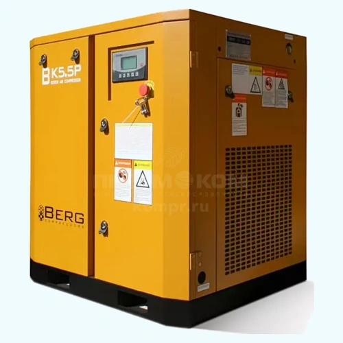 Винтовой компрессор Berg ВК-5.5Р 7 (IP54) Винтовой компрессор Berg ВК-5.5Р 7 (IP54) характеристики ✔️ описание