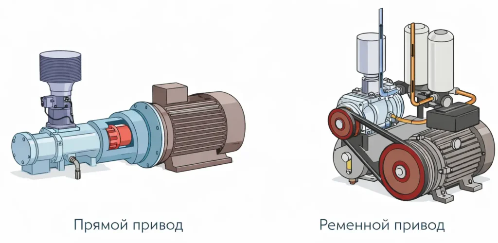 приводы винтового компрессора